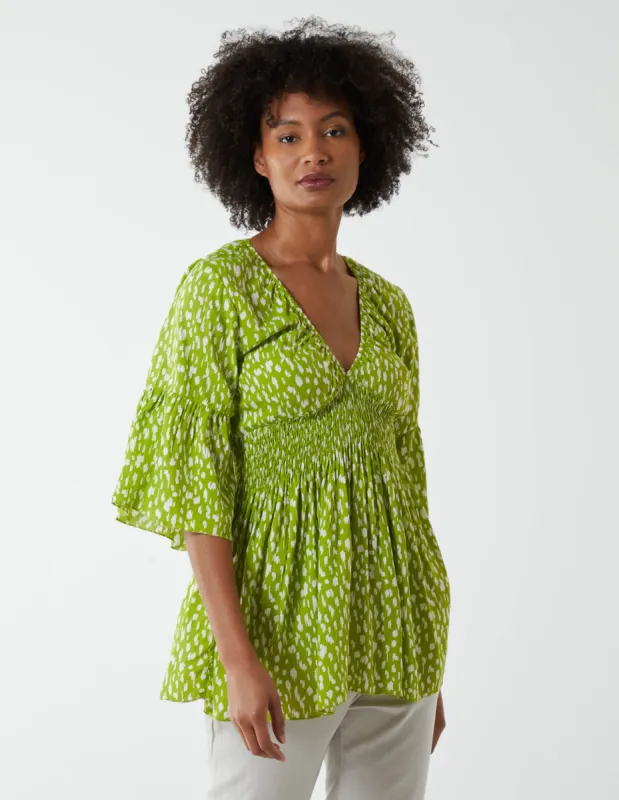 Shirred Bust Top sold by Blue Vanilla