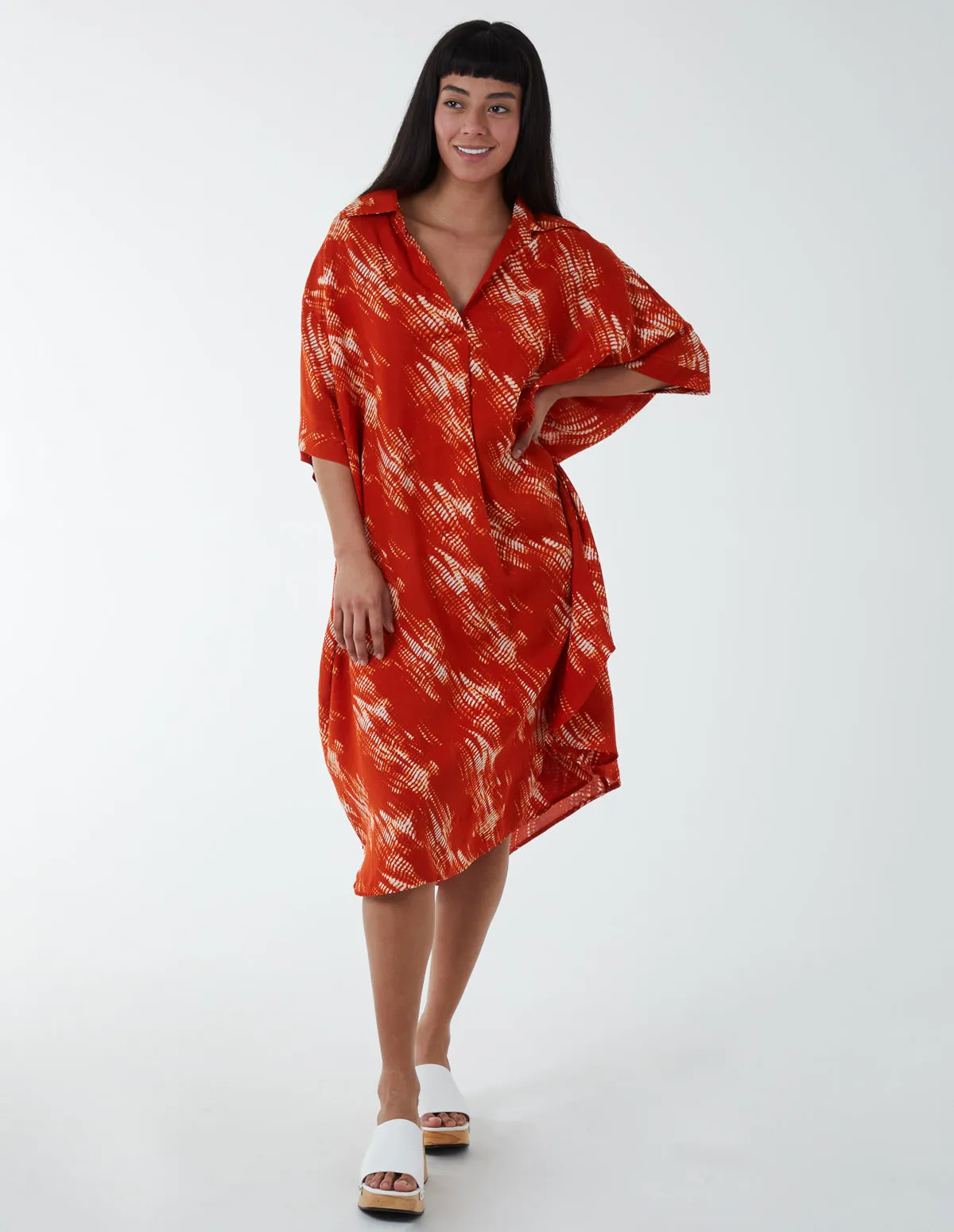 Collar Tunic Dress sold by Blue Vanilla product image thumbnail 2