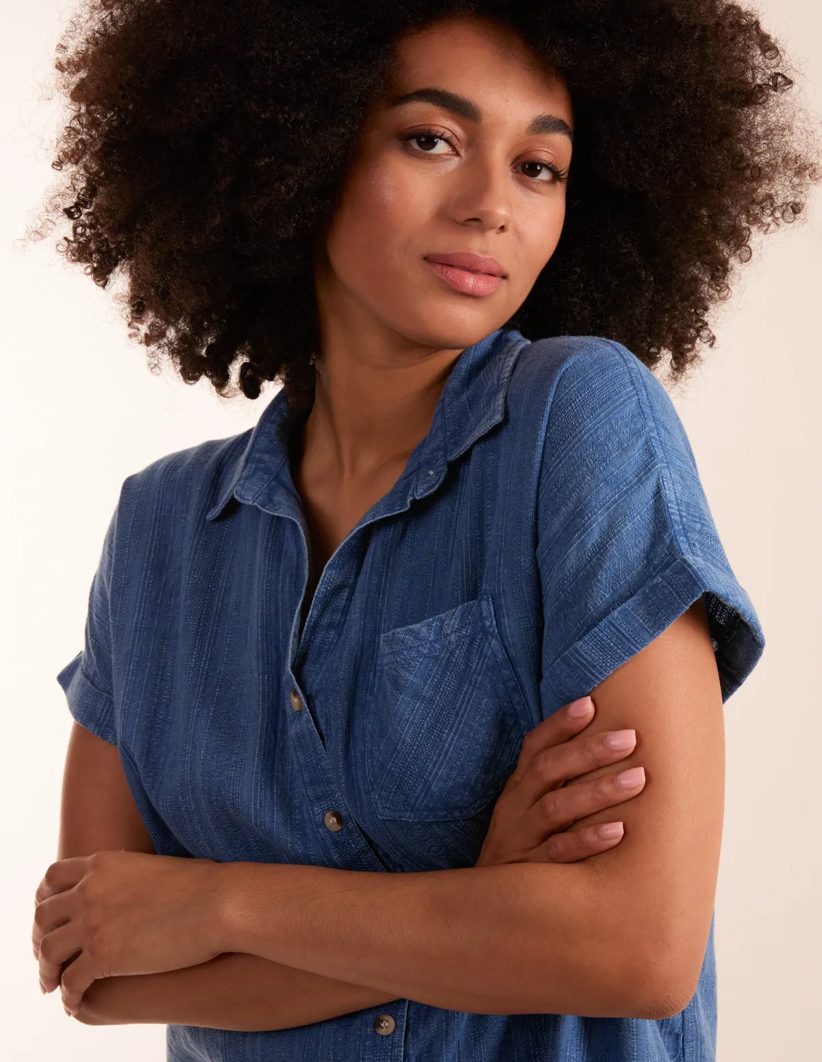 Button Front Shirt sold by Blue Vanilla product image thumbnail 2