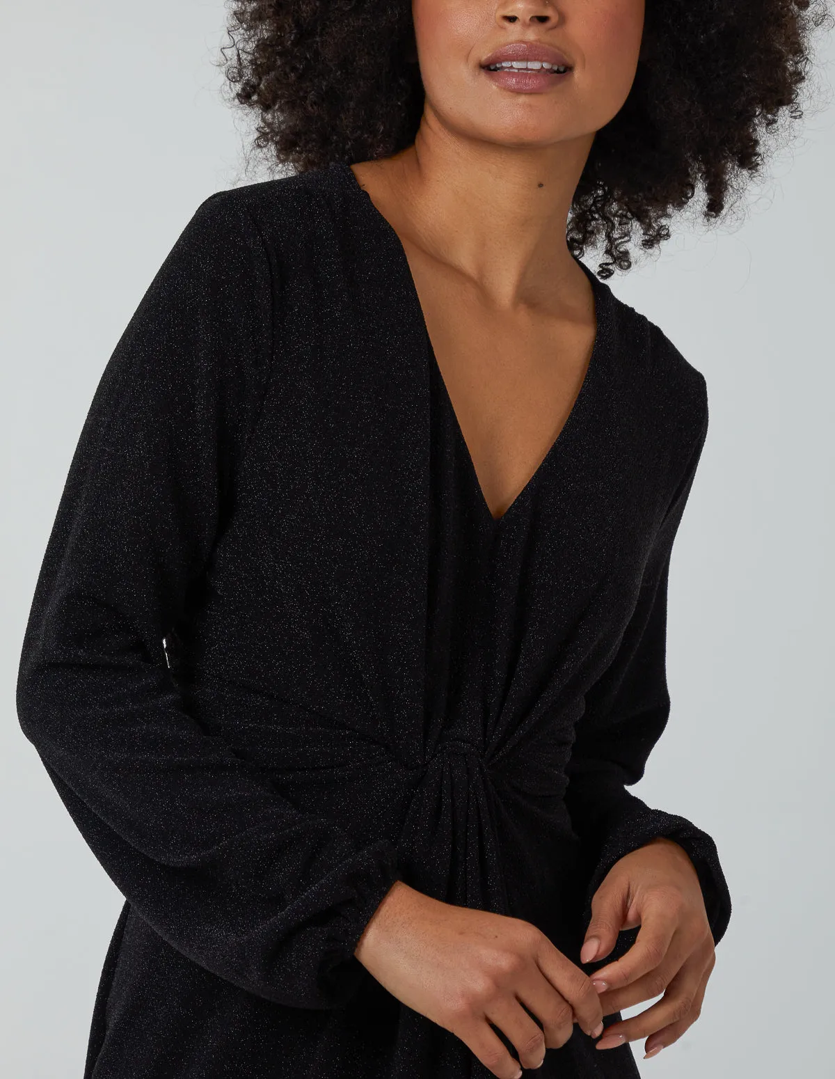 Lurex Tie Back Dress sold by Blue Vanilla product image thumbnail 2