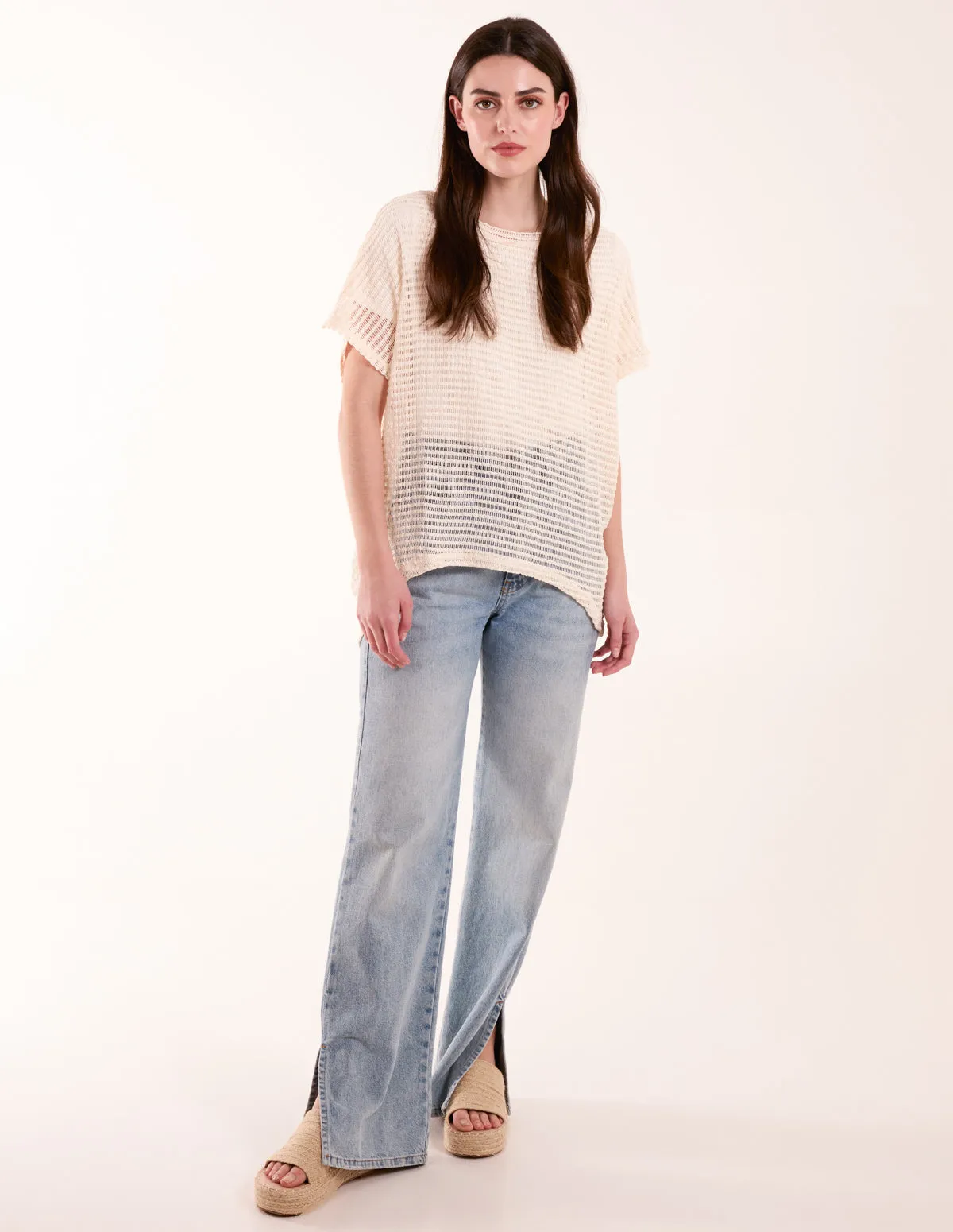 Crochet Batwing Oversized Top sold by Blue Vanilla product image thumbnail 2