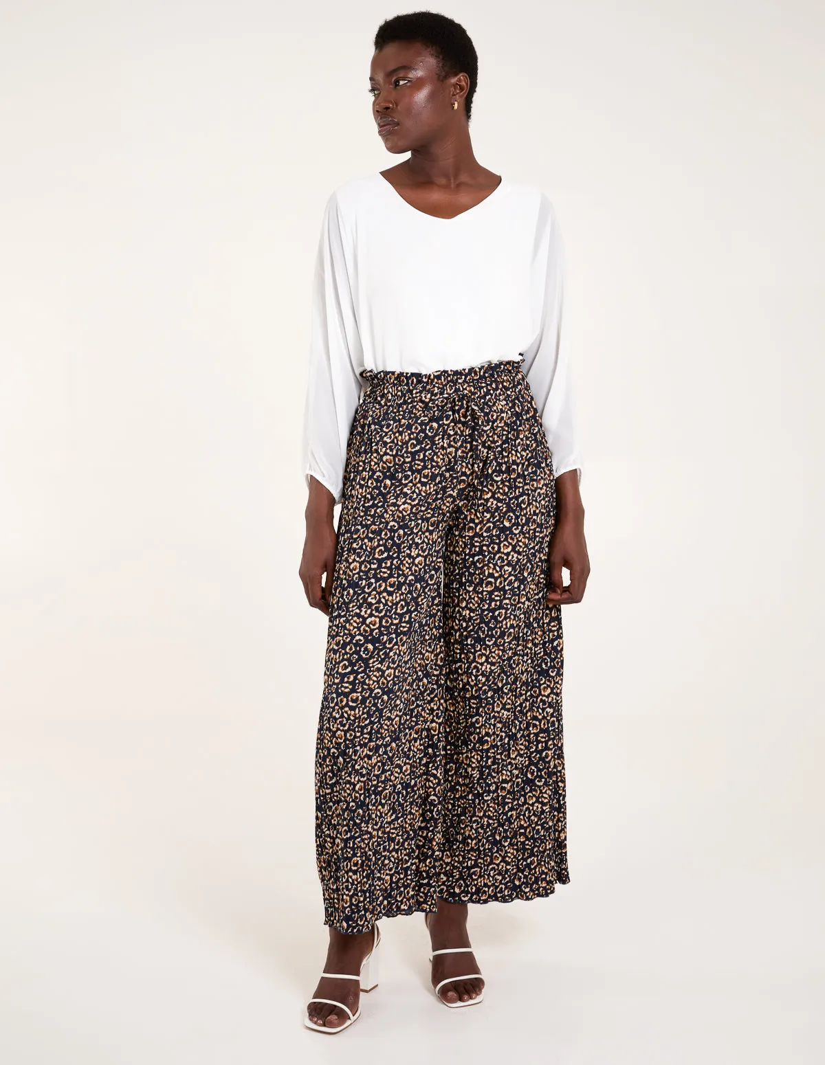 Animal Pleated Trousers sold by Blue Vanilla