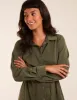 Drawstring Button Through Shirt Maxi Dress sold by Blue Vanilla