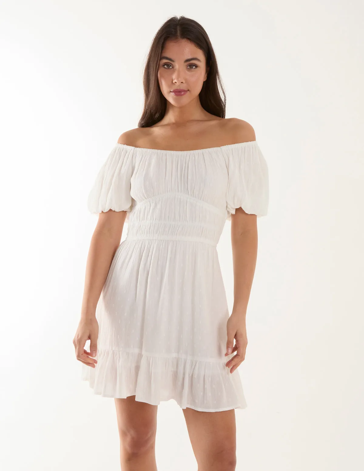 Puff Ball Mini Dress sold by Blue Vanilla product image thumbnail 3