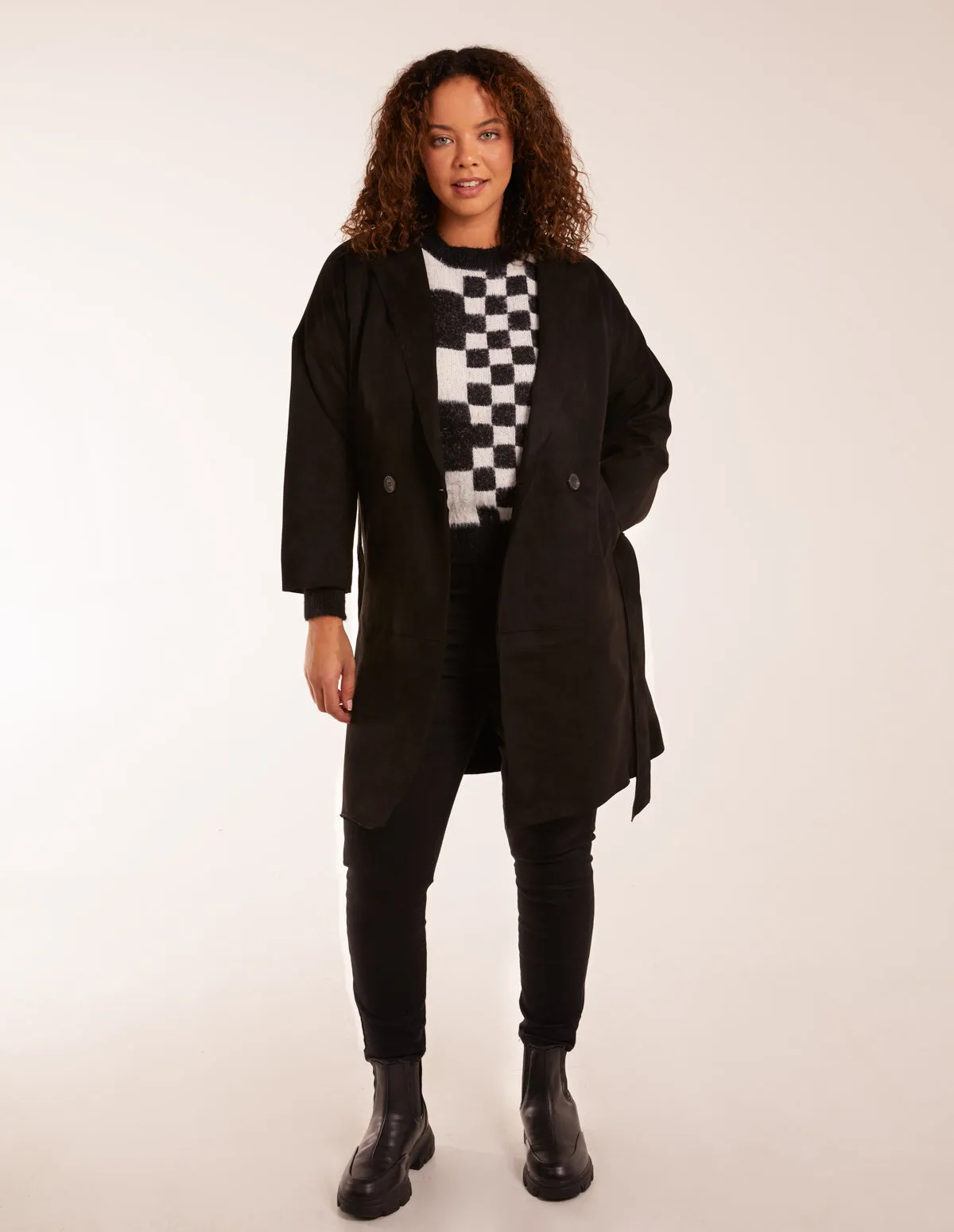 Waist Detail Trench Style Jacket sold by Blue Vanilla product image thumbnail 2