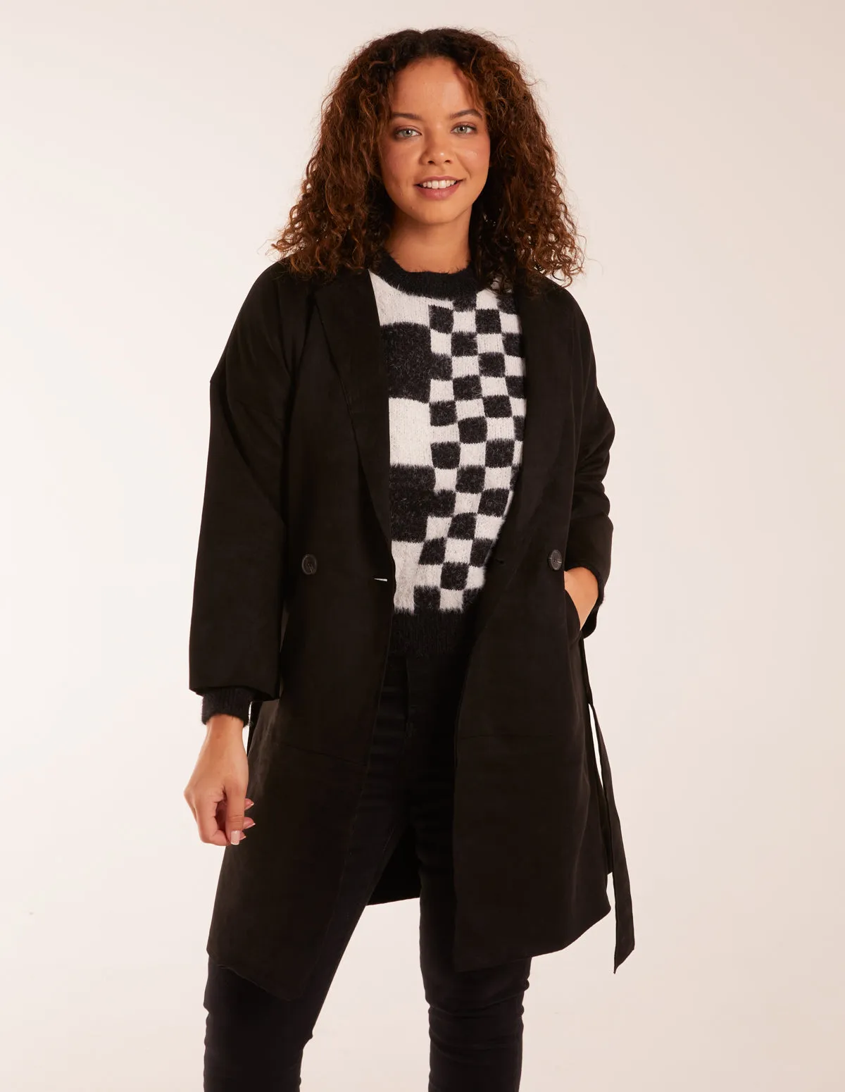 Waist Detail Trench Style Jacket sold by Blue Vanilla