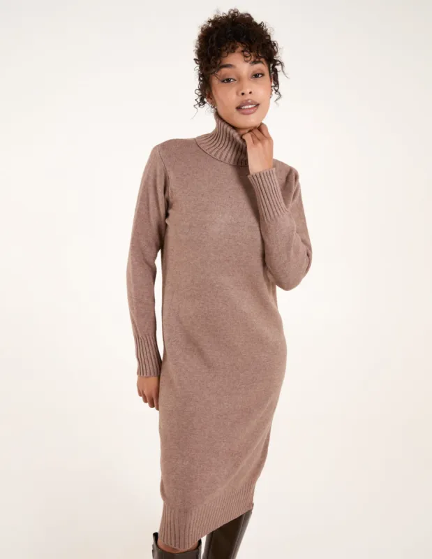 Roll Neck Jumper Dress sold by Blue Vanilla