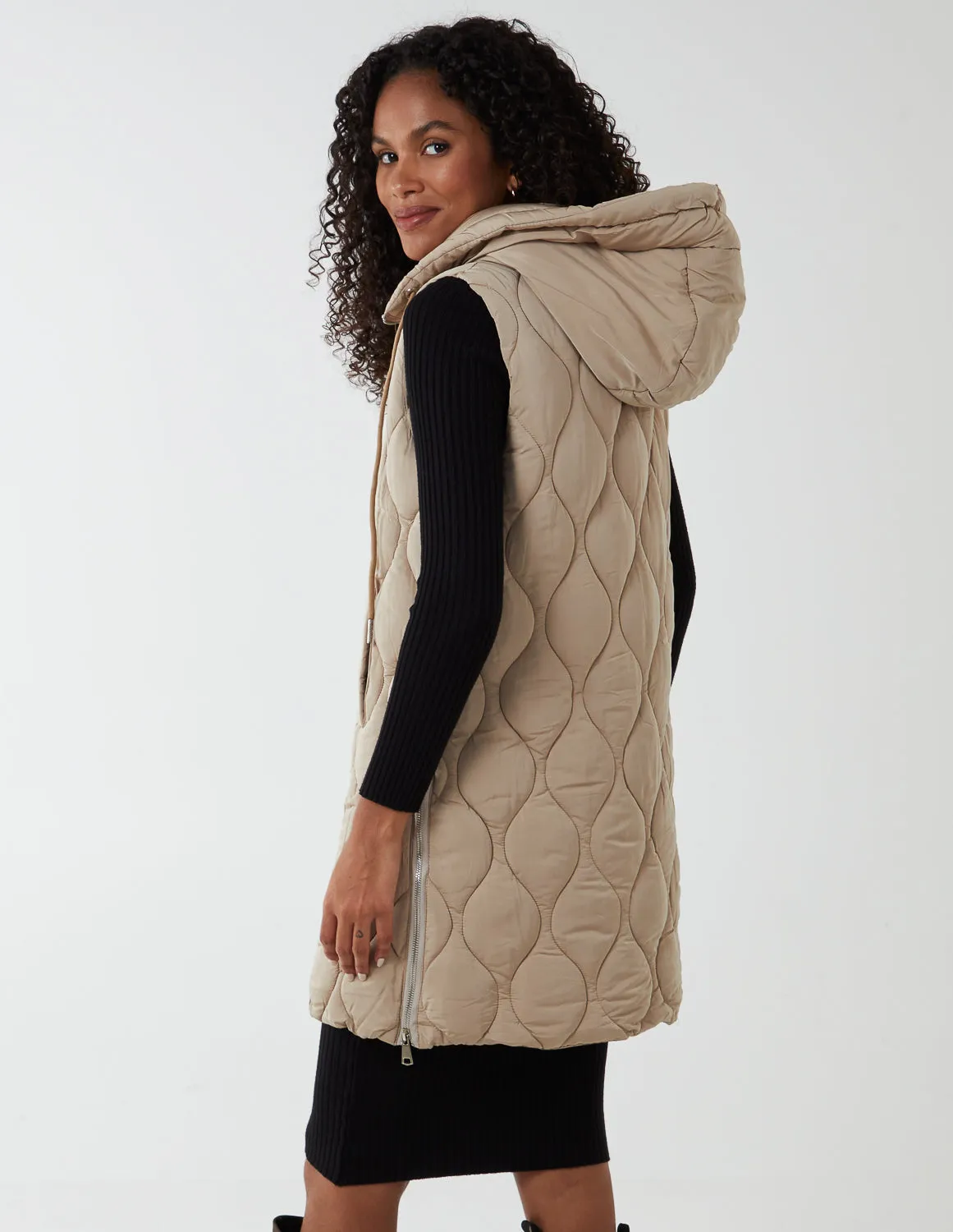 Wave Quilted Gilet sold by Blue Vanilla product image thumbnail 5