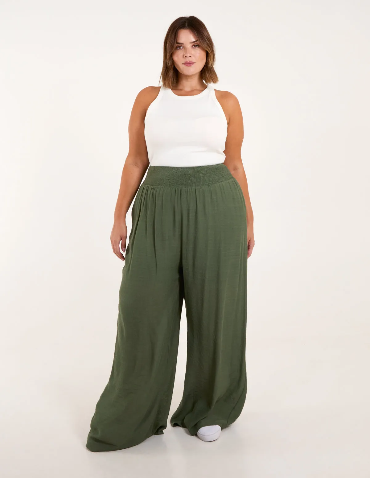 Curve Wide Leg Trousers sold by Blue Vanilla