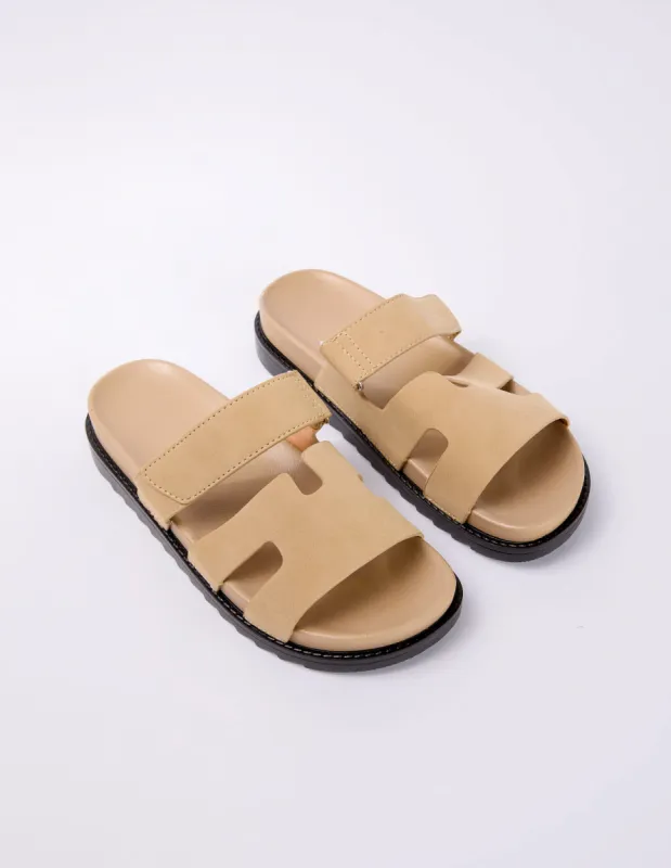 Cross Front Strap Sandal made by Blue Vanilla