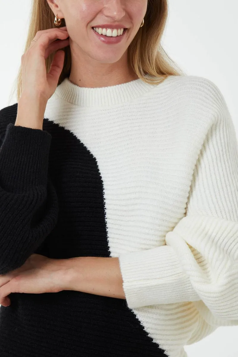 Two Tone Batwing Jumper sold by Blue Vanilla product image thumbnail 3