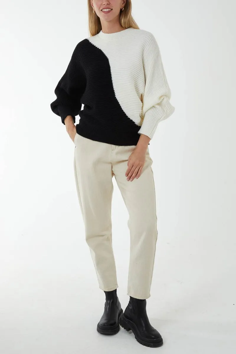 Two Tone Batwing Jumper sold by Blue Vanilla product image thumbnail 2
