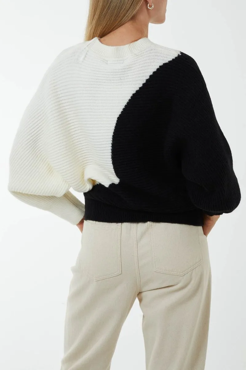 Two Tone Batwing Jumper sold by Blue Vanilla product image thumbnail 4
