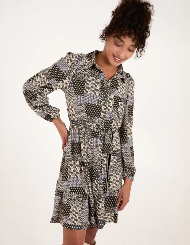 Belted Mini Shirt Dress sold by Blue Vanilla