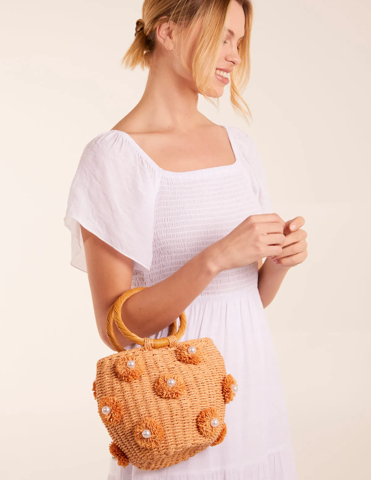 Milkmaid Square Neck Flutter Sleeve Dress sold by Blue Vanilla product image thumbnail 3