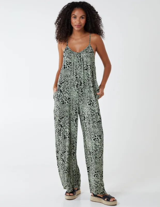Cami Printed Jumpsuit sold by Blue Vanilla