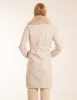 Faux Fur Collared Belted Coat sold by Blue Vanilla