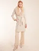 Faux Fur Collared Belted Coat sold by Blue Vanilla