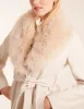 Faux Fur Collared Belted Coat sold by Blue Vanilla