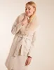 Faux Fur Collared Belted Coat sold by Blue Vanilla