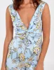 Knot Front V-Neck Culotte Jumpsuit sold by Blue Vanilla