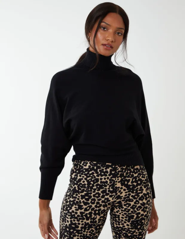 Roll Neck Batwing Jumper sold by Blue Vanilla