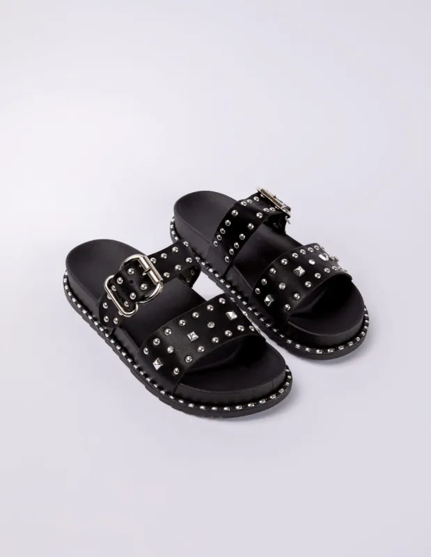All Over Stud 2 Strap Sandal made by Blue Vanilla