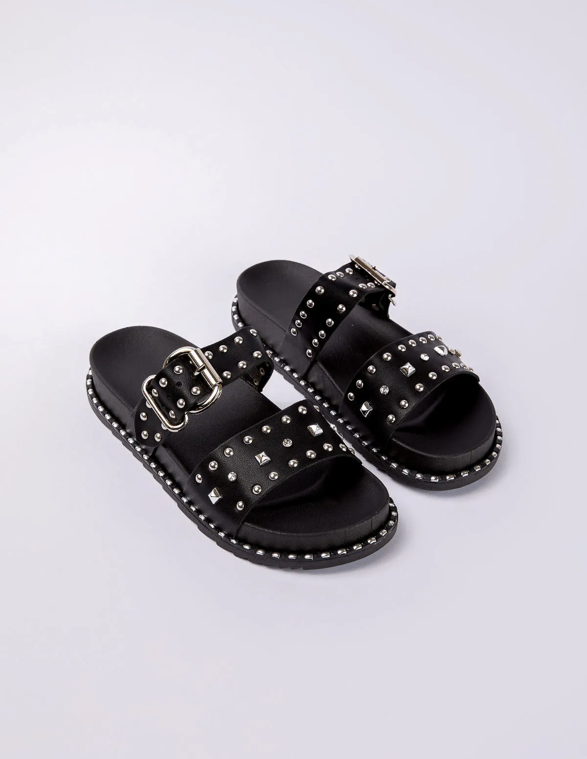 All Over Stud 2 Strap Sandal sold by Blue Vanilla
