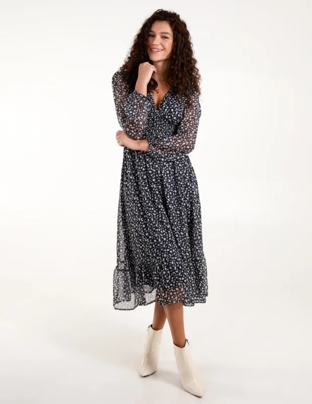 Shirred Waist Dress made by Blue Vanilla