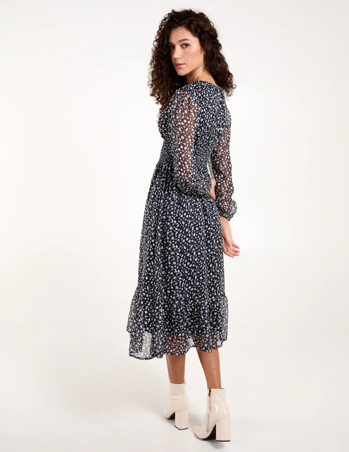 Shirred Waist Dress sold by Blue Vanilla product image thumbnail 3