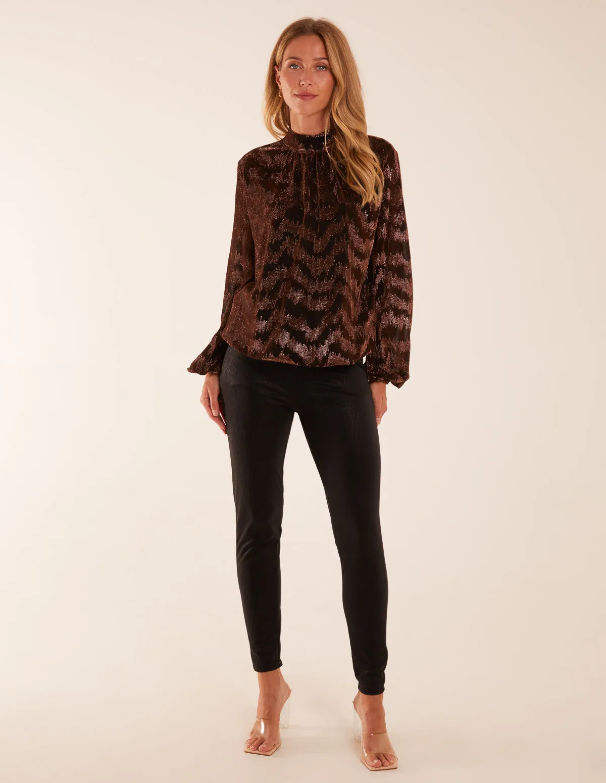 High Neck Puff Ball Top sold by Blue Vanilla product image thumbnail 4