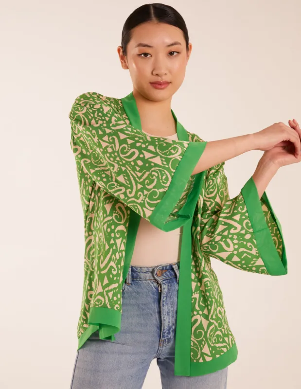 Aztec Print Kimono sold by Blue Vanilla