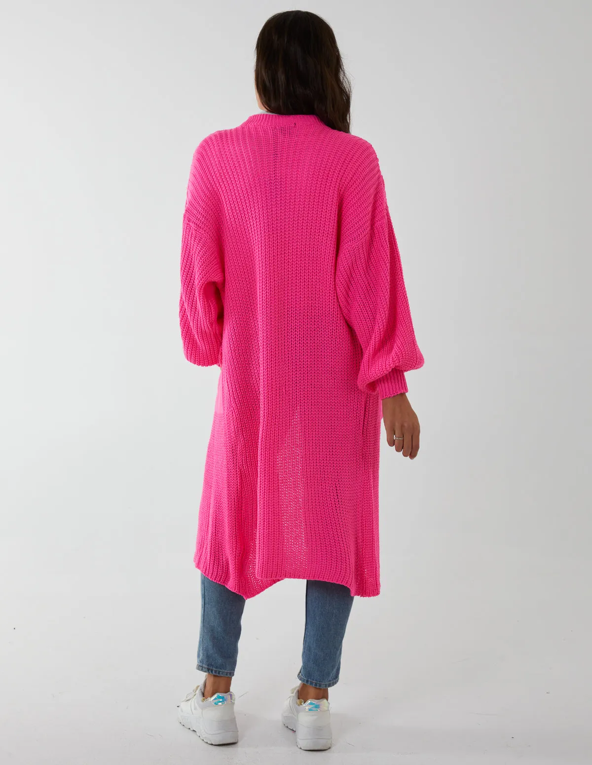 Edge to Edge Knitted Long Cardigan sold by Blue Vanilla product image thumbnail 4