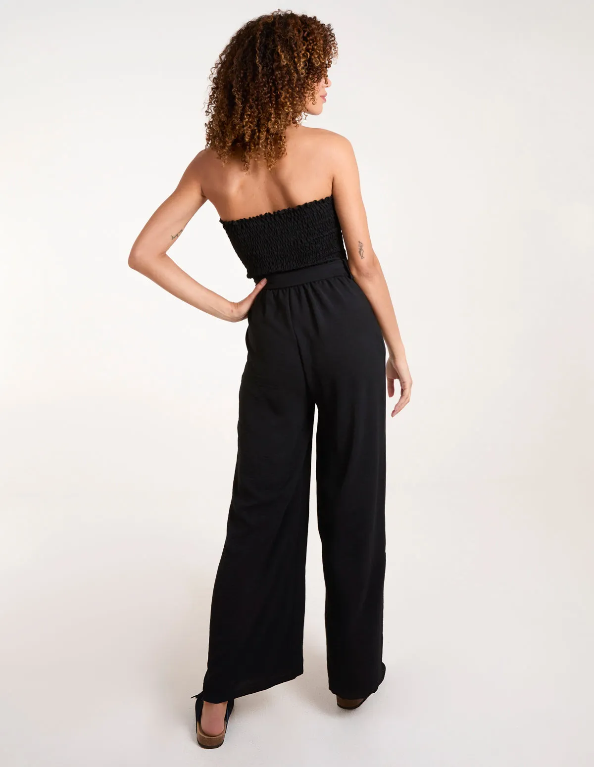 Shirred Bandeau Jumpsuit sold by Blue Vanilla product image thumbnail 4