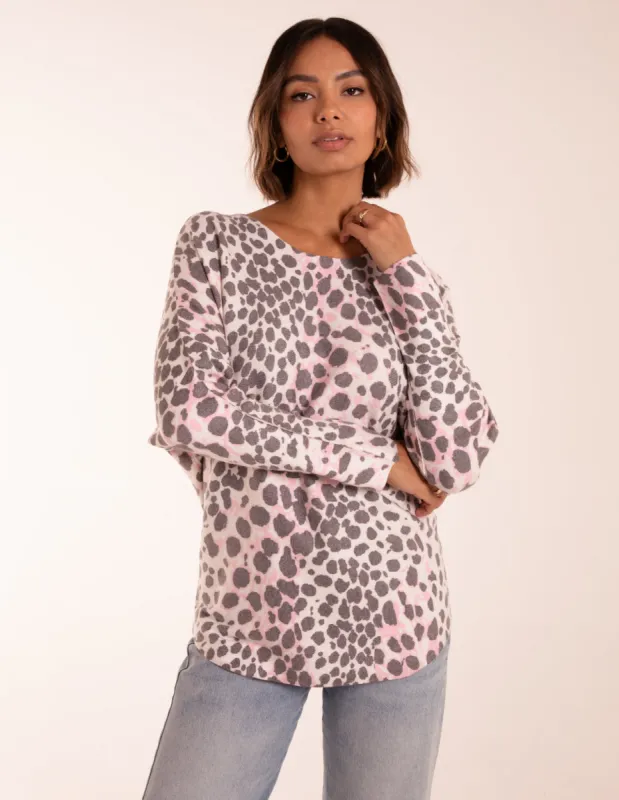 Leopard Soft Jumper sold by Blue Vanilla