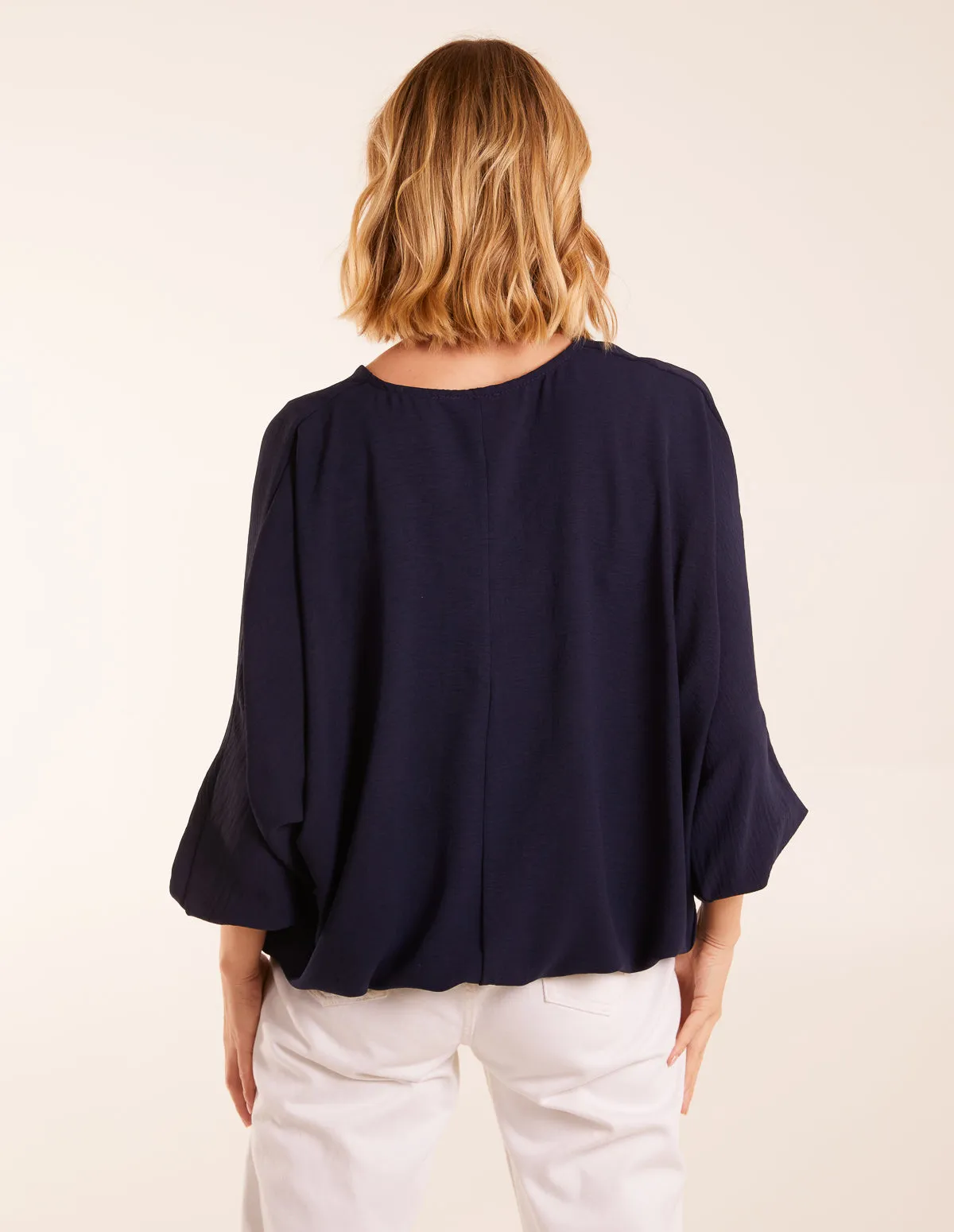 V Neck Puff Sleeve Blouse sold by Blue Vanilla product image thumbnail 4