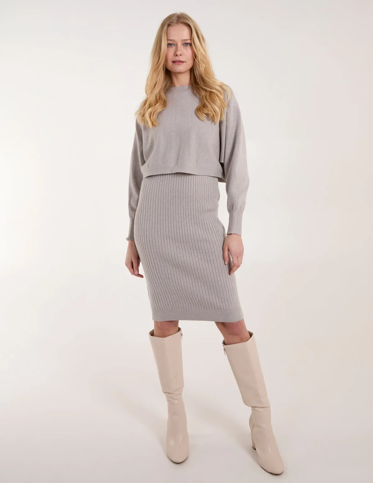 2 in 1 Knitted Dress And Jumper sold by Blue Vanilla