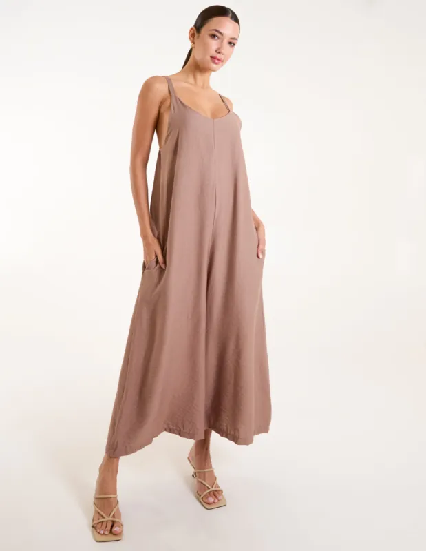 Wide Leg Jumpsuit made by Blue Vanilla
