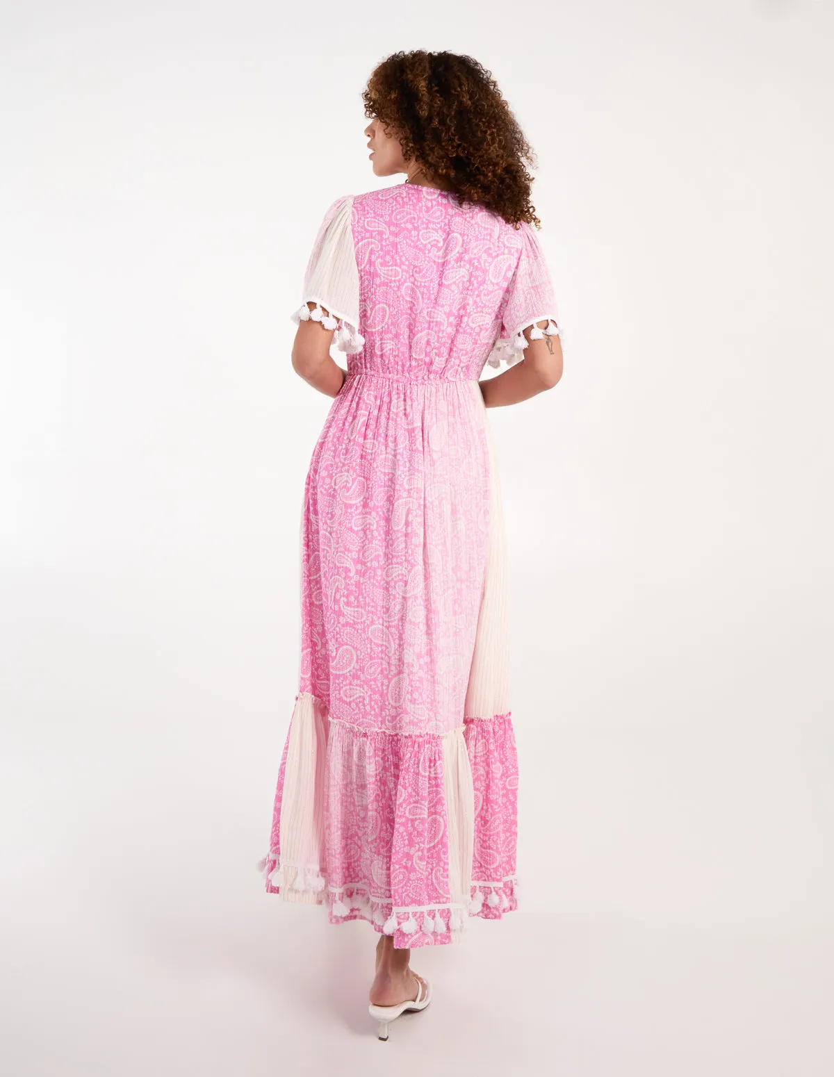 Wrap Front Tassel Maxi sold by Blue Vanilla product image thumbnail 4