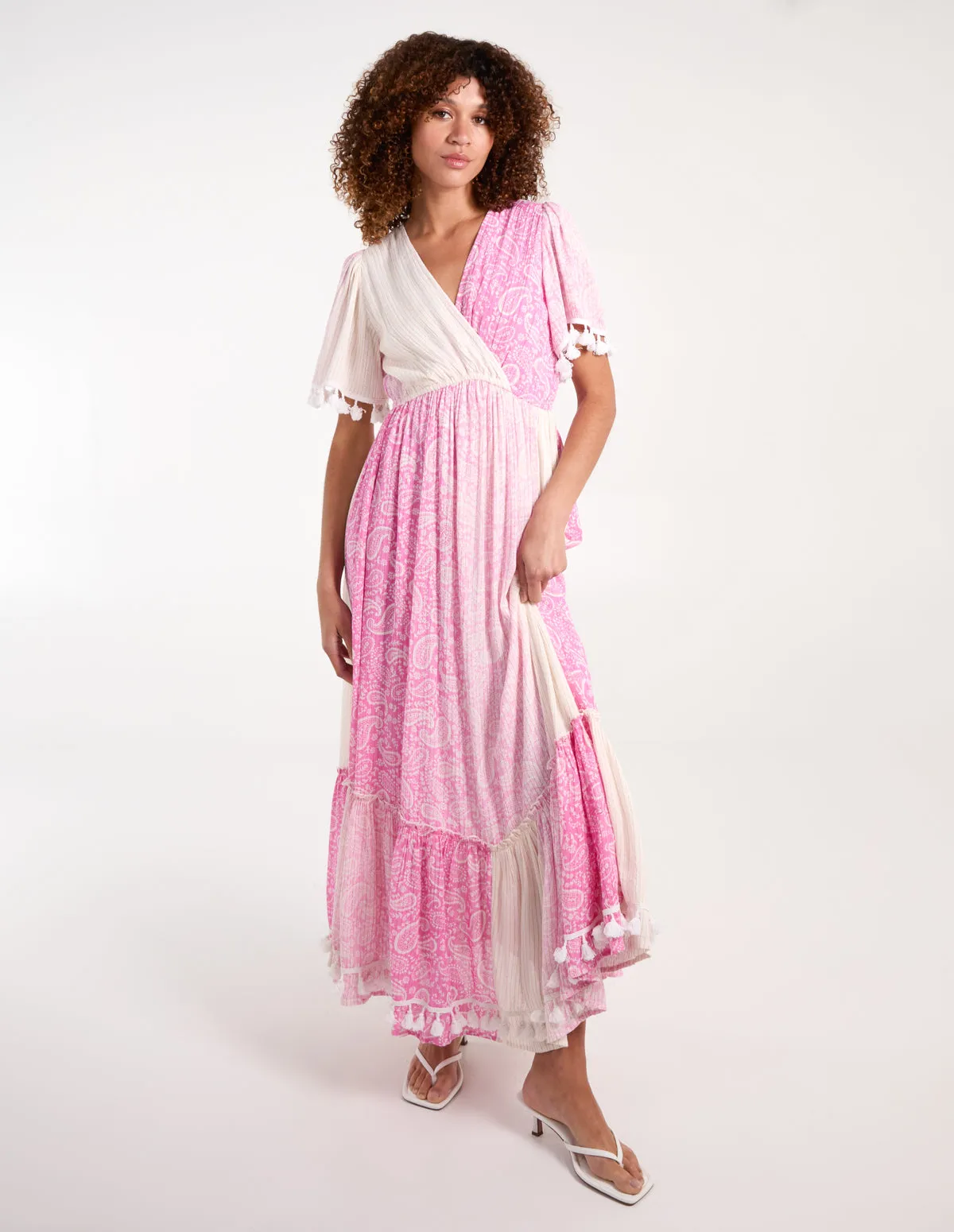 Wrap Front Tassel Maxi sold by Blue Vanilla