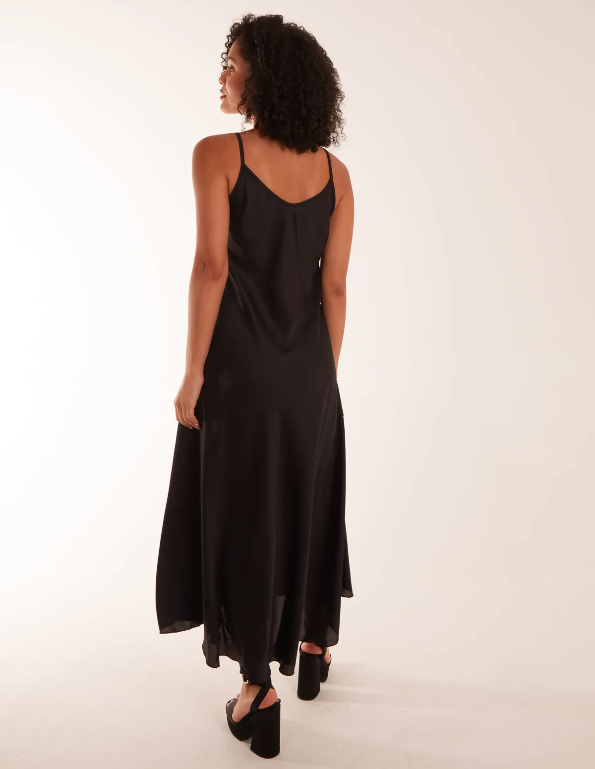 Satin Cami Maxi Dress sold by Blue Vanilla product image thumbnail 4