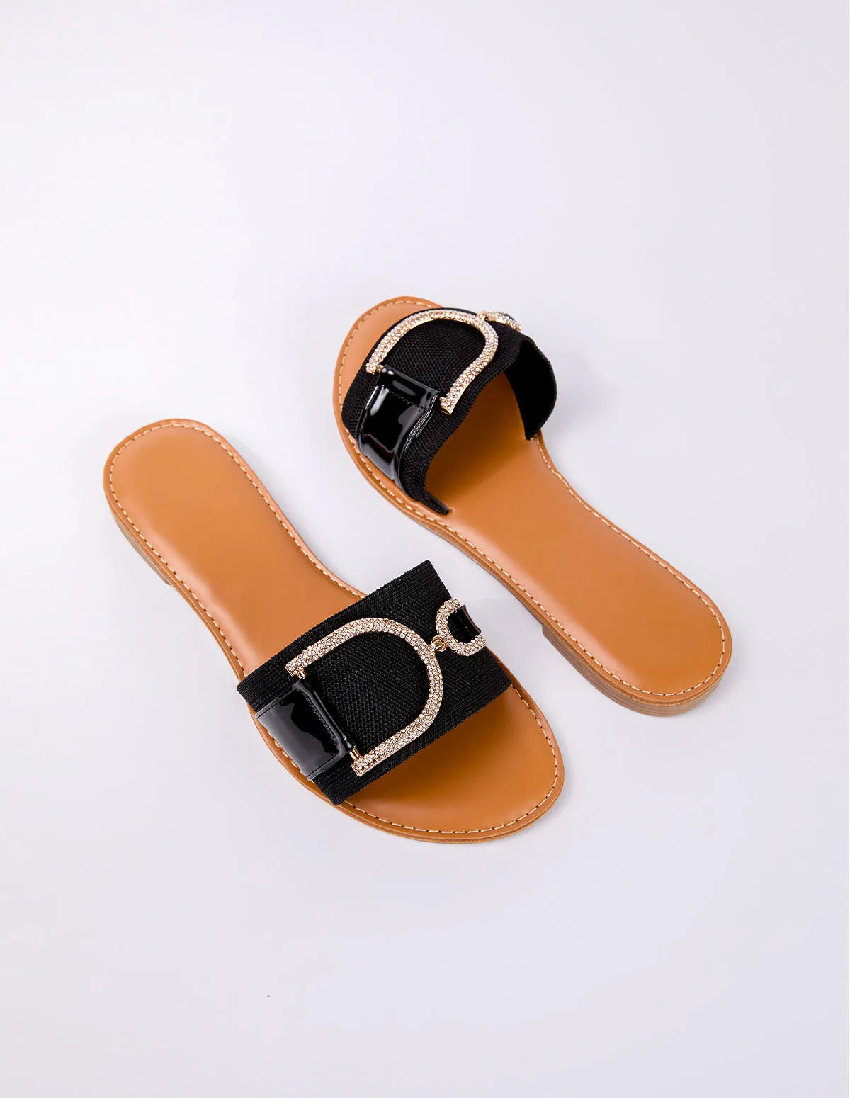 D Metal Detail Stretch Sandal sold by Blue Vanilla product image thumbnail 3