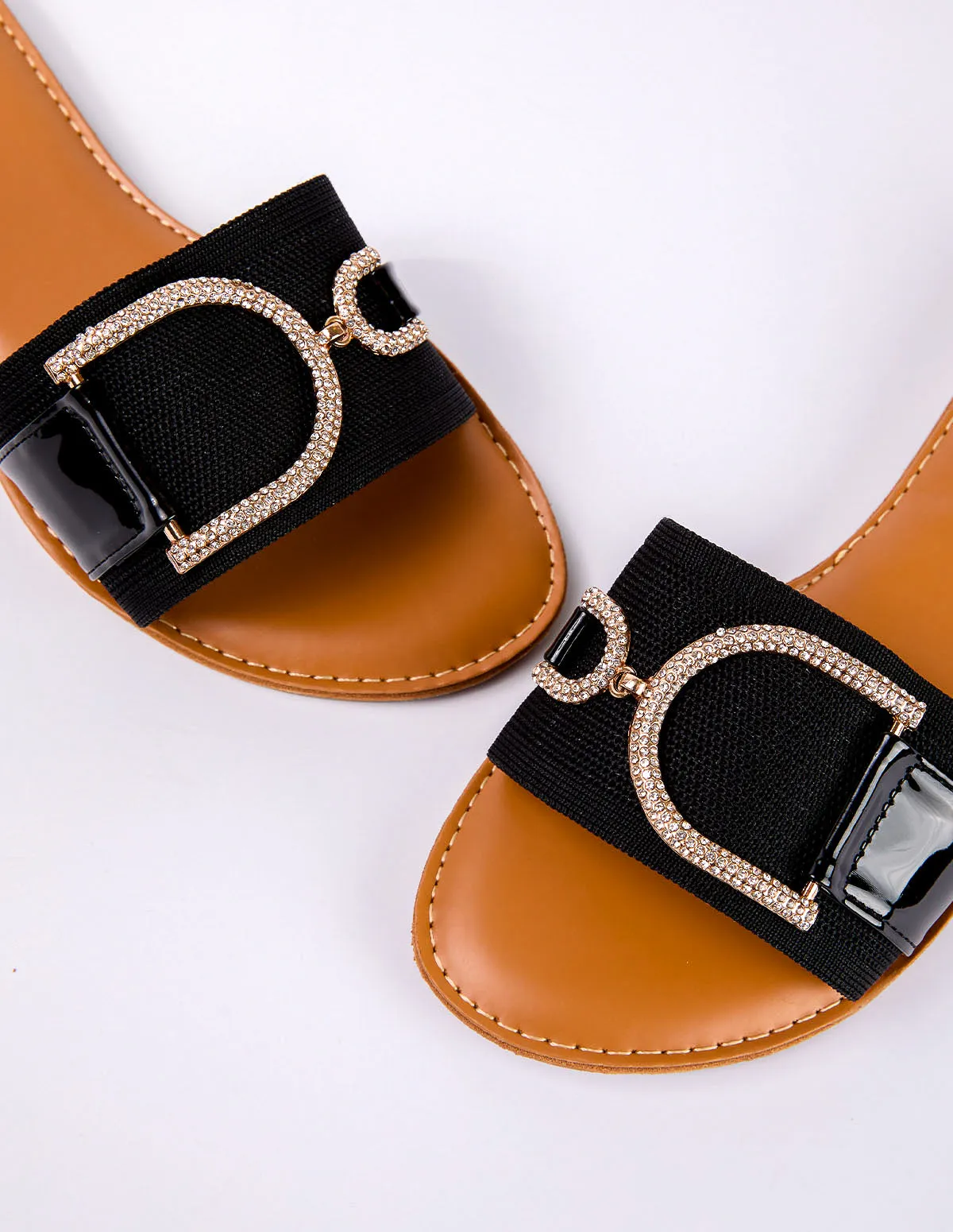 D Metal Detail Stretch Sandal sold by Blue Vanilla product image thumbnail 2