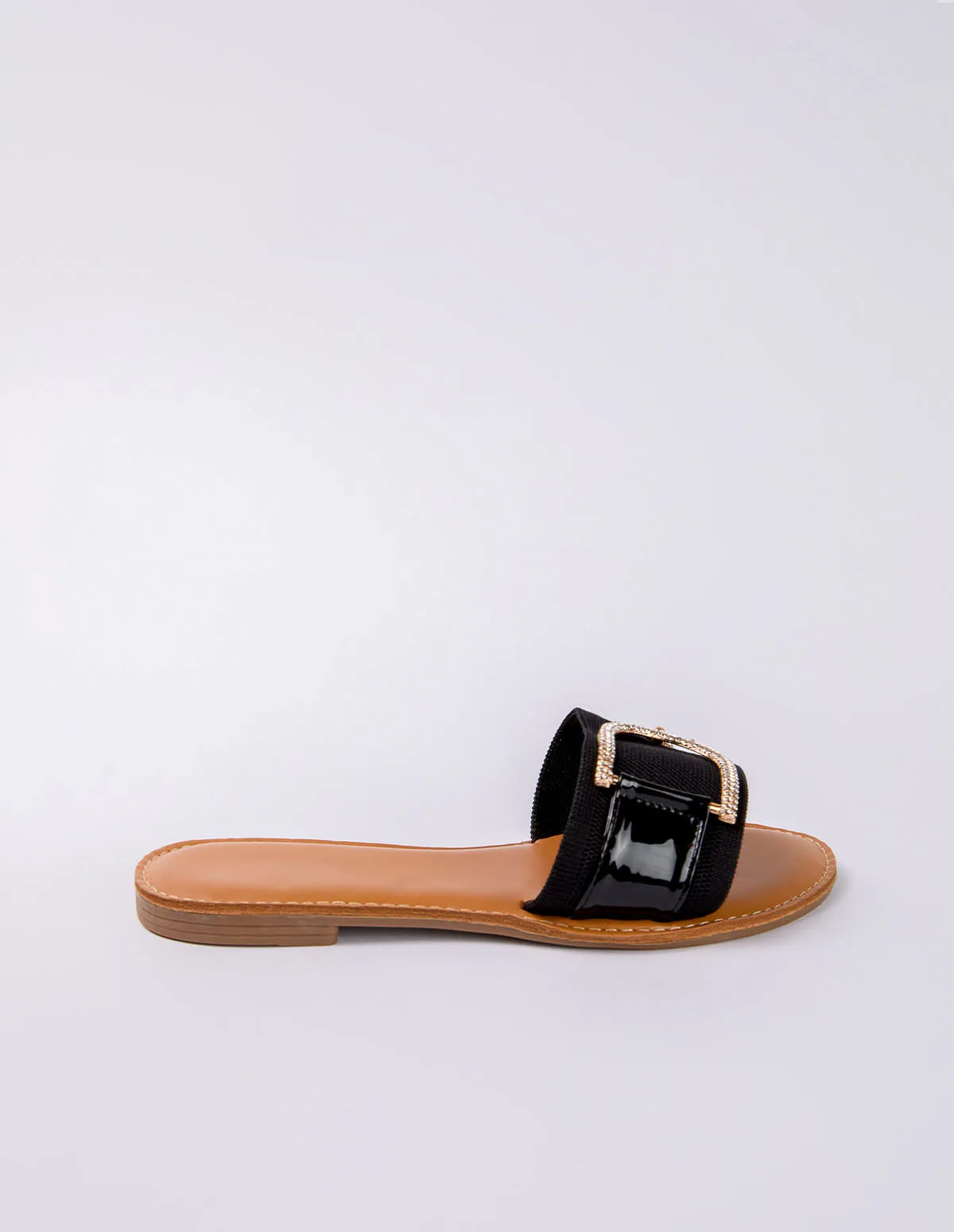 D Metal Detail Stretch Sandal sold by Blue Vanilla product image thumbnail 4