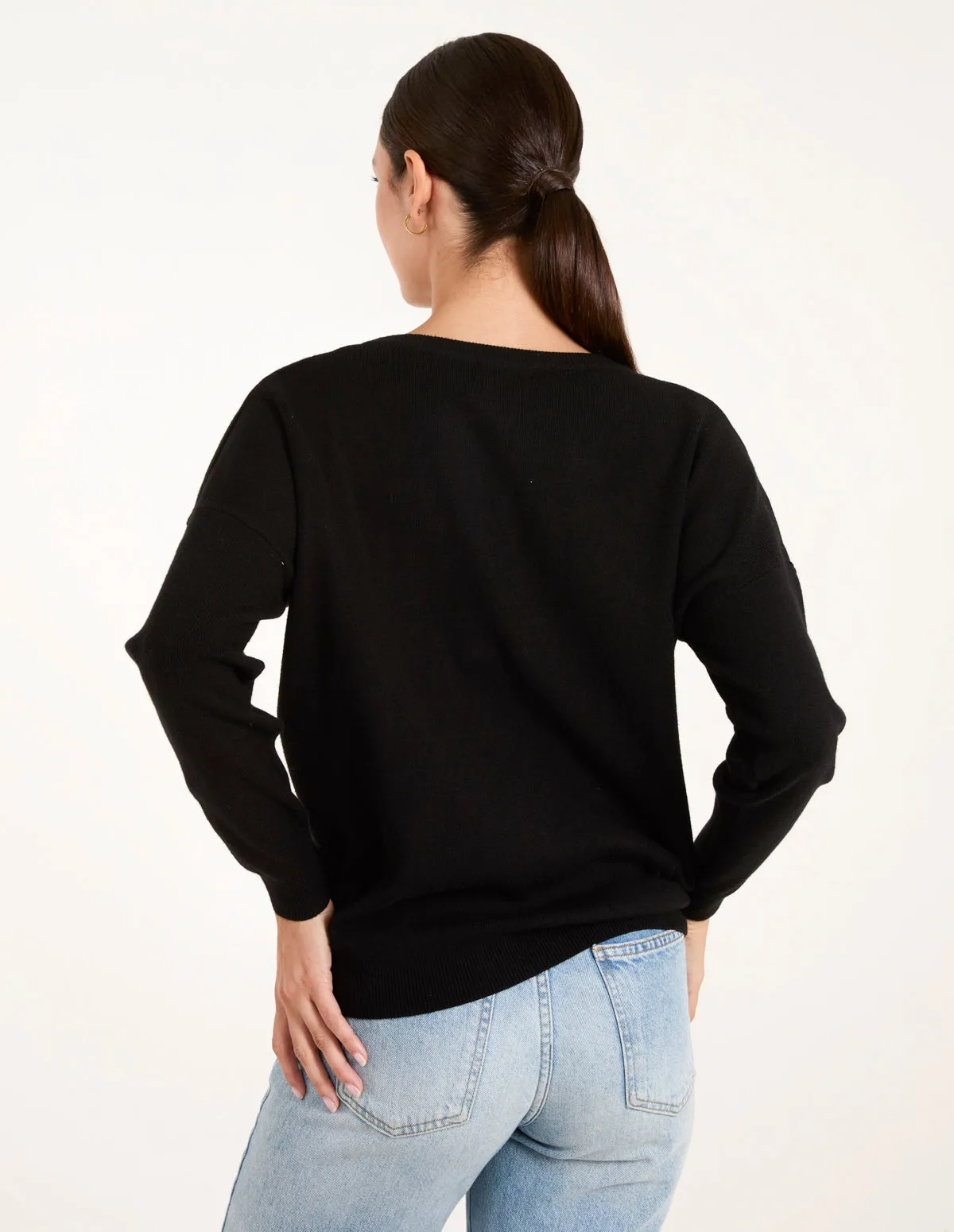 Evil Eye Sequin Jumper sold by Blue Vanilla product image thumbnail 4
