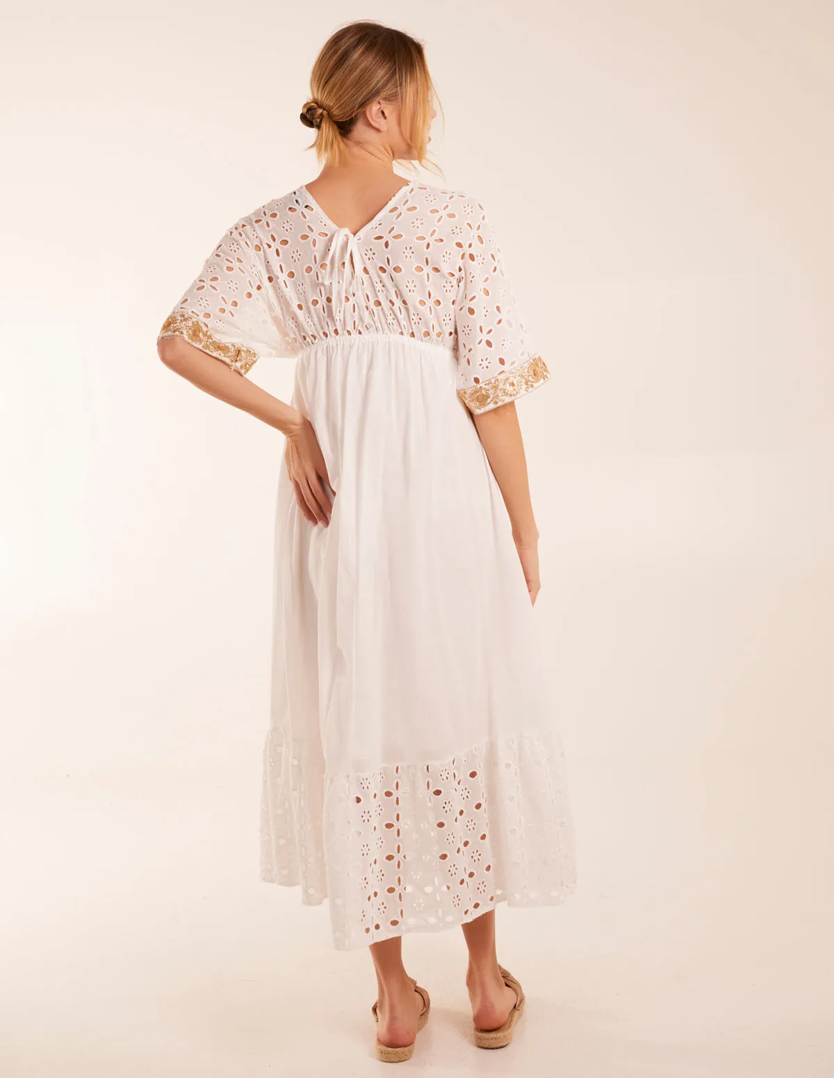 V-Neck Short Sleeve Dress sold by Blue Vanilla product image thumbnail 4