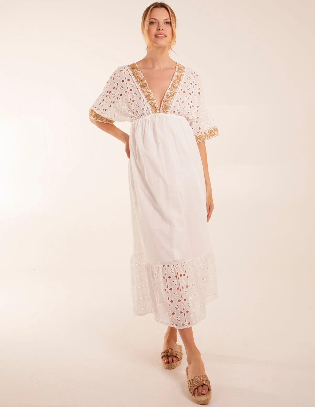 V-Neck Short Sleeve Dress sold by Blue Vanilla