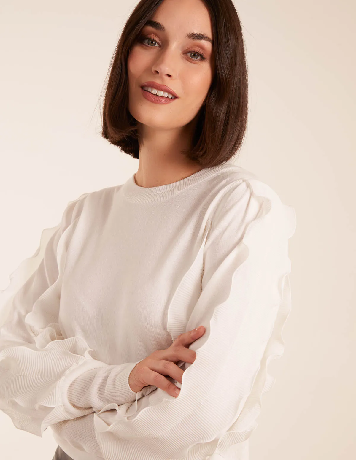 Frill Sleeve Jumper sold by Blue Vanilla product image thumbnail 2