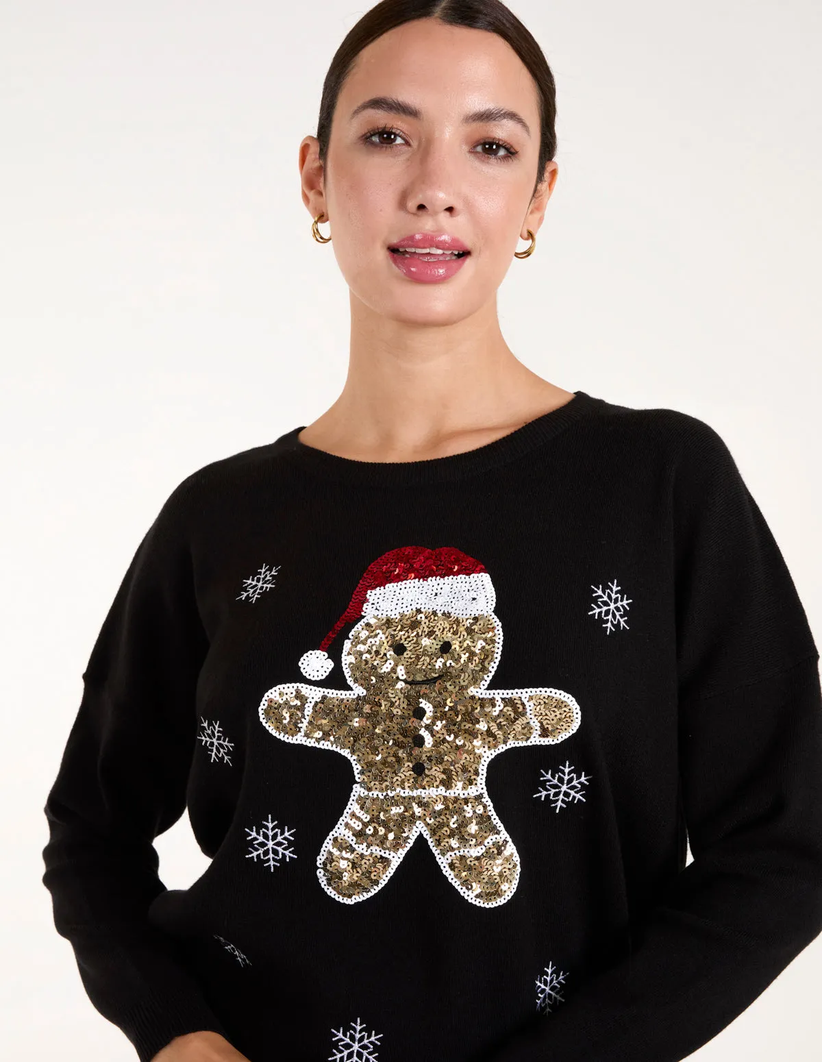 Gingerbread Man Christmas Jumper sold by Blue Vanilla product image thumbnail 3