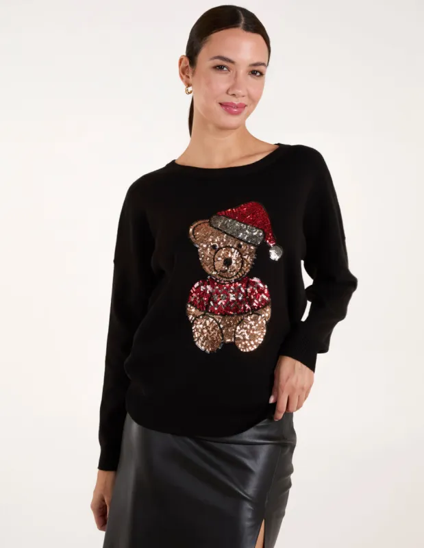 Teddy Bear Christmas Jumper sold by Blue Vanilla